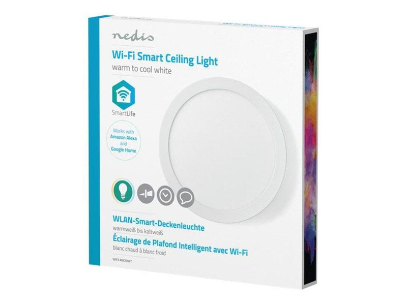 Nedis Wi-Fi Smart-loftslampe | Rundt | Diameter 30 cm |