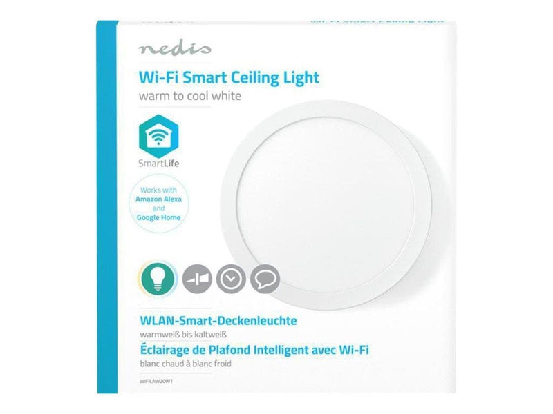 Nedis Wi-Fi Smart-loftslampe | Rundt | Diameter 30 cm |