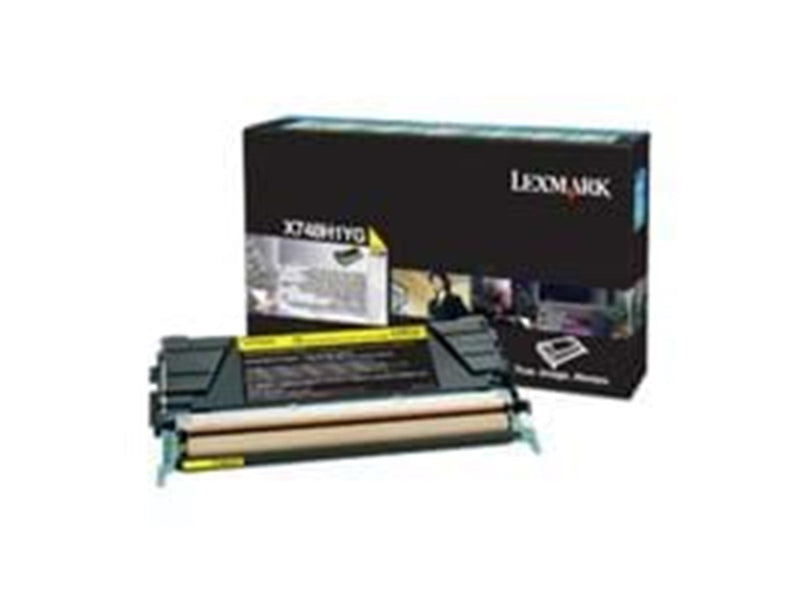 Lexmark X748H3YG Yellow - Tonerpatrone Gelb