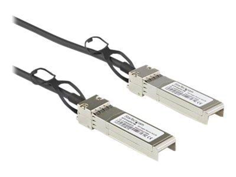 StarTech.com Dell EMC DAC-SFP-10G-2M Compatible SFP+ DAC Twinax Cable - 2 m - 10GBase direct attach cable - 2 m - Schwarz - 2 me