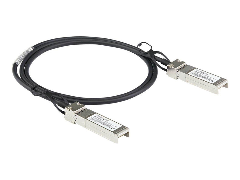 StarTech.com Dell EMC DAC-SFP-10G-2M Compatible SFP+ DAC Twinax Cable - 2 m - 10GBase direct attach cable - 2 m - Schwarz - 2 me