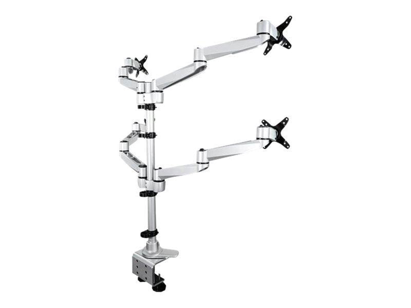 StarTech.com Quad Monitor Mount - Premium - For up to 27" VESA Monitors - desk mount (adjustable arm)