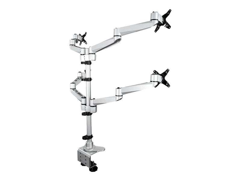StarTech.com Quad Monitor Mount - Premium - For up to 27" VESA Monitors - desk mount (adjustable arm)