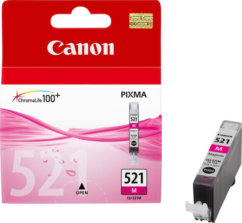 Canon Original CLI-521 + PGI-520 Druckerpatronen Multipack - BK/C/M/Y/BK 4x9ml / 1x19ml