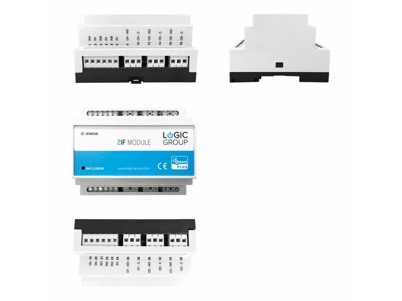 Logic Group ZIF5030 Z-Wave DIN-Rail Smart Module for Heating Systems