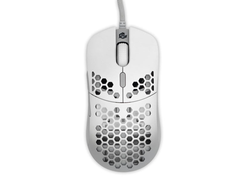 G-Wolves Hati Gaming Mouse - White/Grey Matte - Gaming Maus (Weiß)