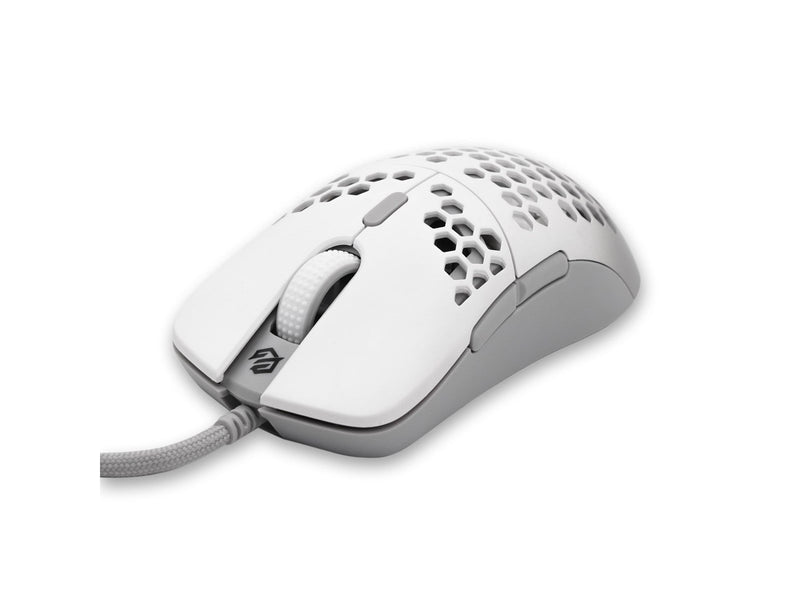 G-Wolves Hati Gaming Mouse - White/Grey Matte - Gaming Maus (Weiß)