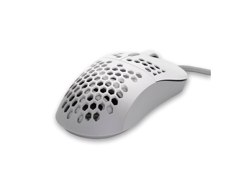G-Wolves Hati Gaming Mouse - White/Grey Matte - Gaming Maus (Weiß)