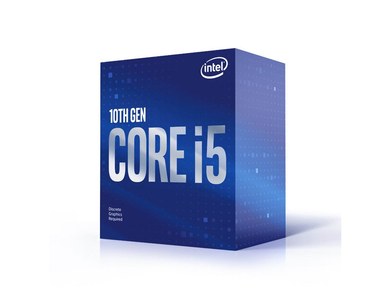 Intel Core i5-10400F Comet Lake CPU - 6 Kerne - 2.9 GHz - Intel LGA1200 - Intel Boxed (mit Kühler)