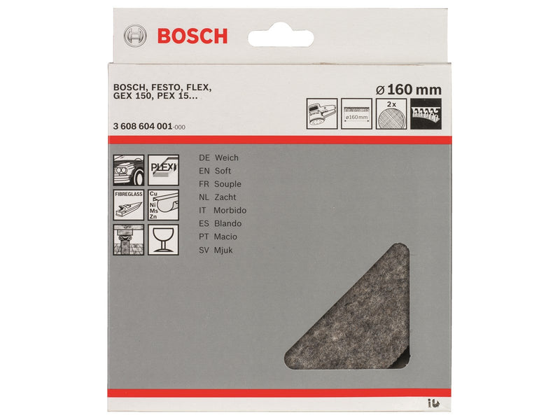 Bosch FILT 160MM BLØD 2 STK