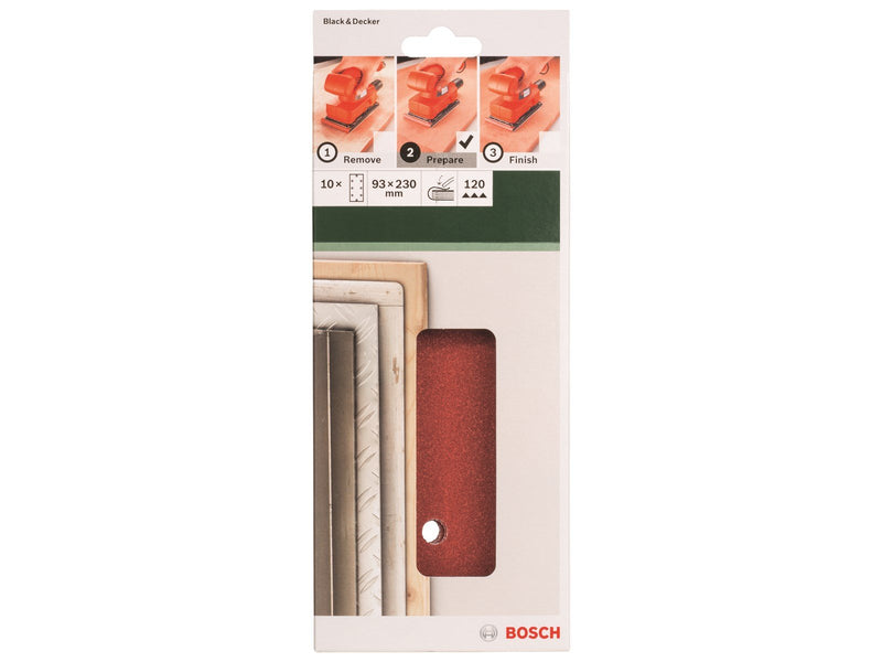 Bosch SLIBEBL 93X230MM K120 RW B&D 8H 10 STK G