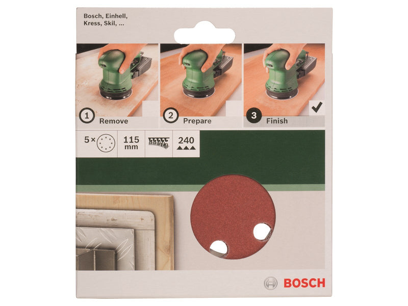 Bosch SLIBEBLAD EX Ø115MM K320 HUL 5STK GL
