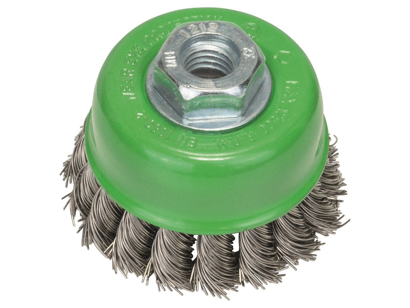 Bosch KOPBØRSTE FLET RUSTFRIT Ø75MM M14