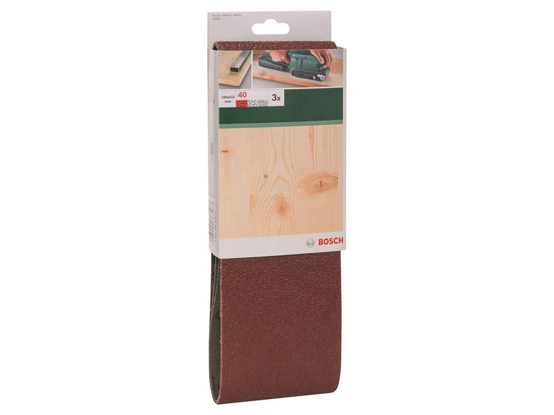 Bosch SLIBEBÅND 100X610MM K40 R:W U/HUL 3STK