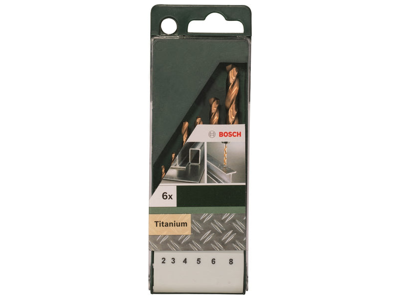 Bosch METALBORSÆT HSS-TIN Ø2-8MM 135GR 6 STK