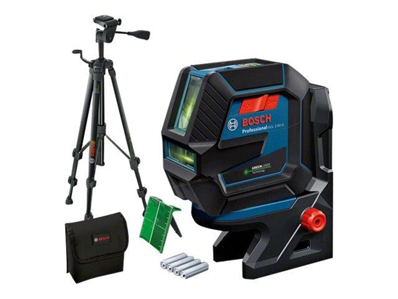 Bosch Professional KOMBILASER GRØN GCL 2-50/RM10/BT150