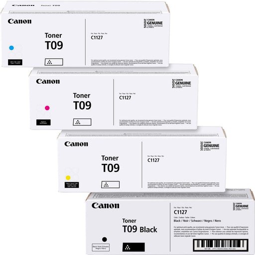 Canon Original T09 Toner 4er Multipack cyan, magenta, gelb, schwarz