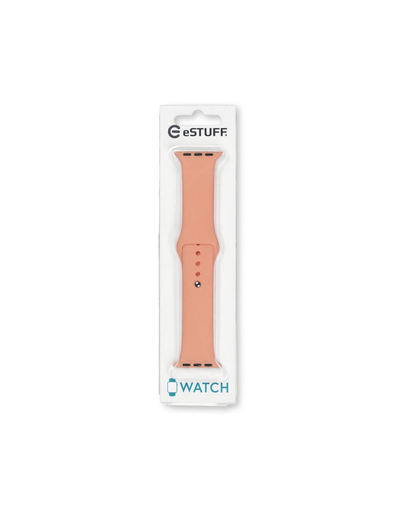 eSTUFF Silicone Strap für die Apple Watch, 40/41mm - Peach