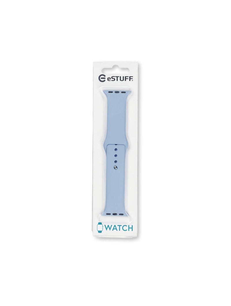 eSTUFF Silicone Strap für die Apple Watch, 40/41mm - Skyblue