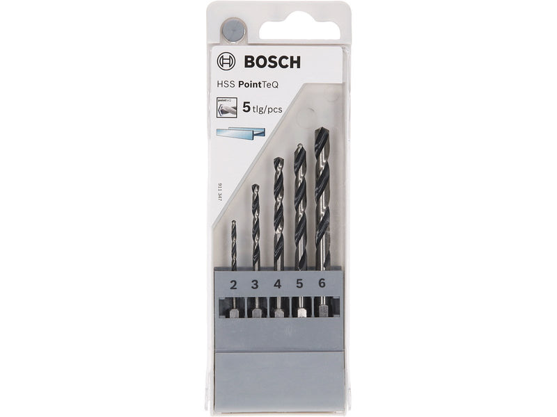 Bosch METALBORSÆT POINTTEQ HEX HSS 2-6MM 5DELE