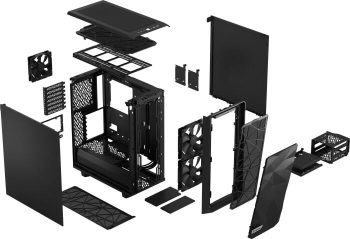 Fractal Design Meshify 2 Compact - schwarz