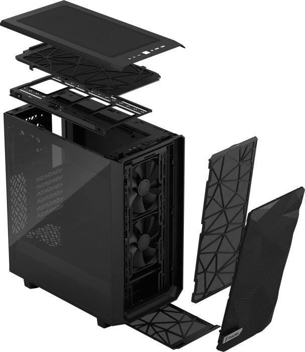 Fractal Design Meshify 2 Compact - schwarz / Light Tempered Glass