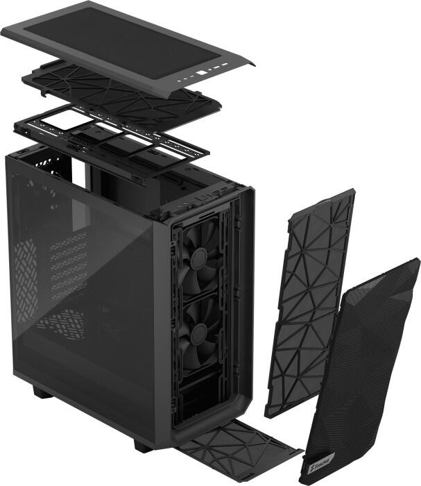 Fractal Design Meshify 2 Compact - anthrazit / Light Tempered Glass