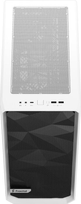 Fractal Design Meshify 2 Compact - schwarz/weiß - Clear Tempered Glass
