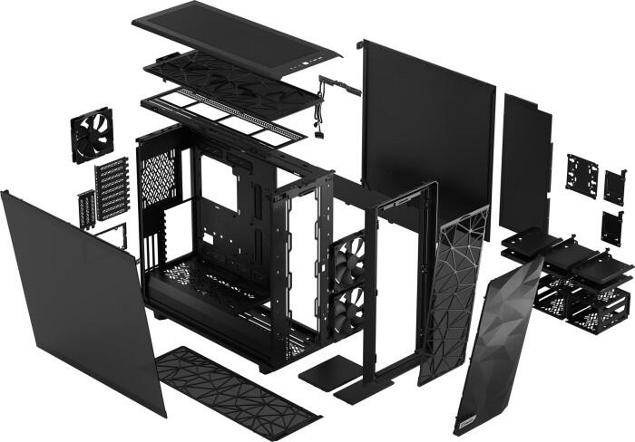 Fractal Design Meshify 2 XL Dark Tempered Glass Black