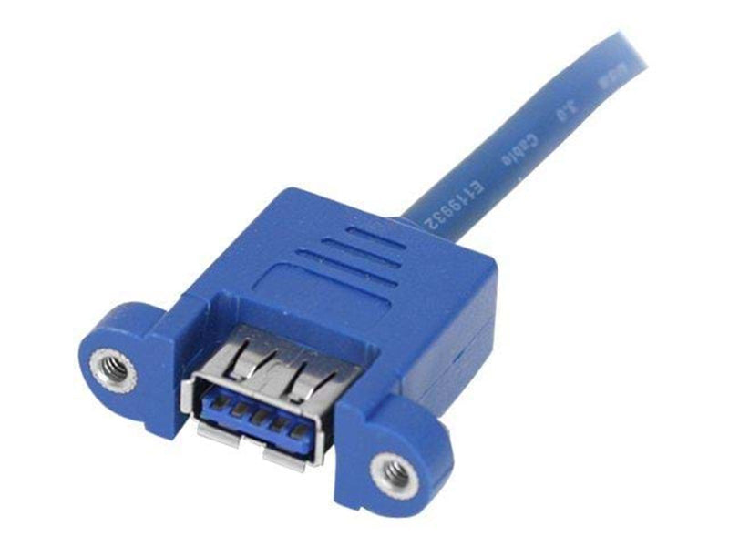 StarTech.com 2 Port Panel Befestigungskit USB 3.0 Kabel