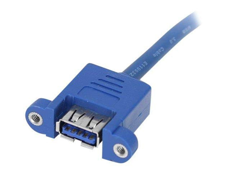 StarTech.com 2 Port Panel Befestigungskit USB 3.0 Kabel