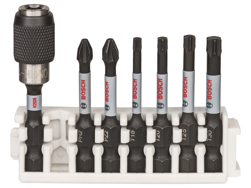Bosch BITSSÆT IMPACT PH/PZ/TX 50MM QUHOLD 8ST