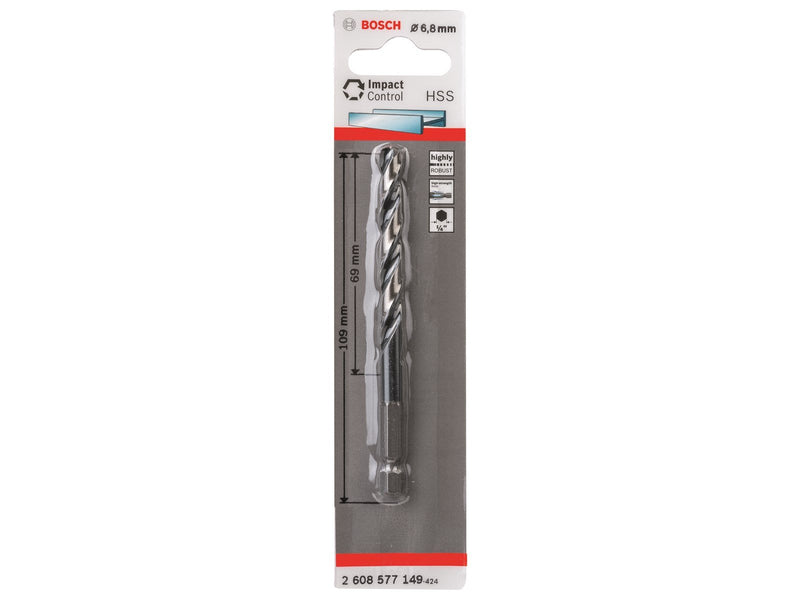 Bosch METALBOR HSS IMPACT 6.8MM