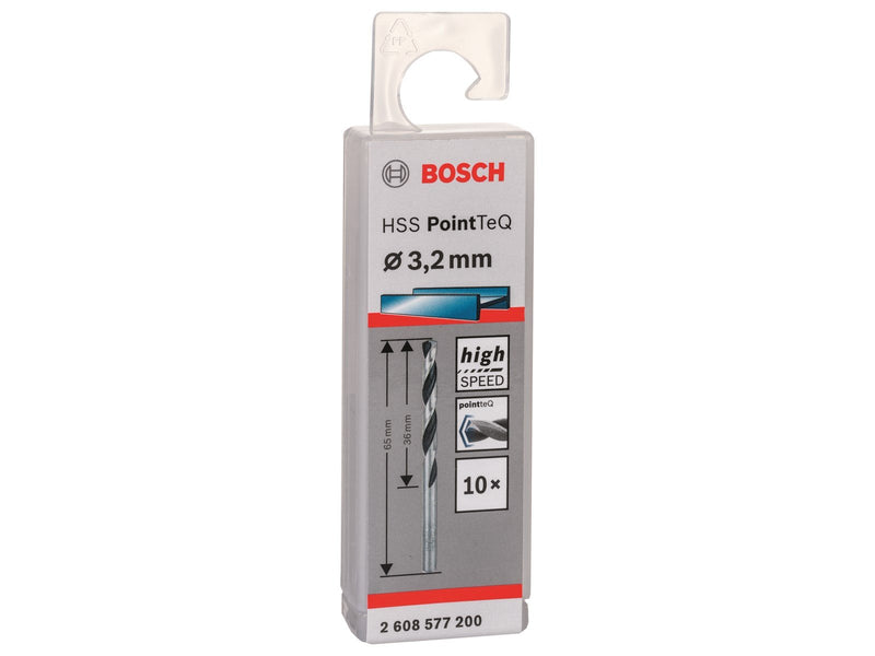 Bosch METALBOR POINTTEC HSS-R 3.2MM 10STK