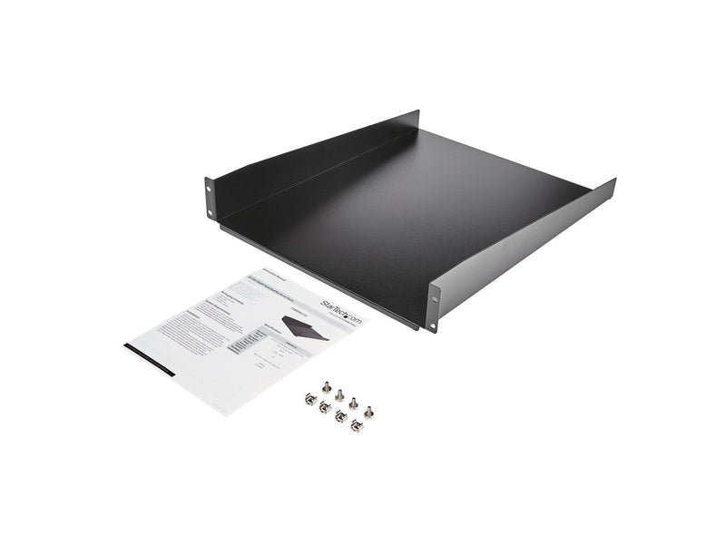 StarTech.com 2U 22in Depth Solid Rack Befestigungskit Regal