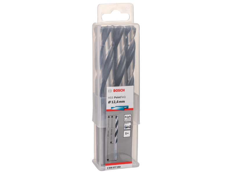 Bosch METALBOR POINTTEC HSS-R 12.4MM 5STK