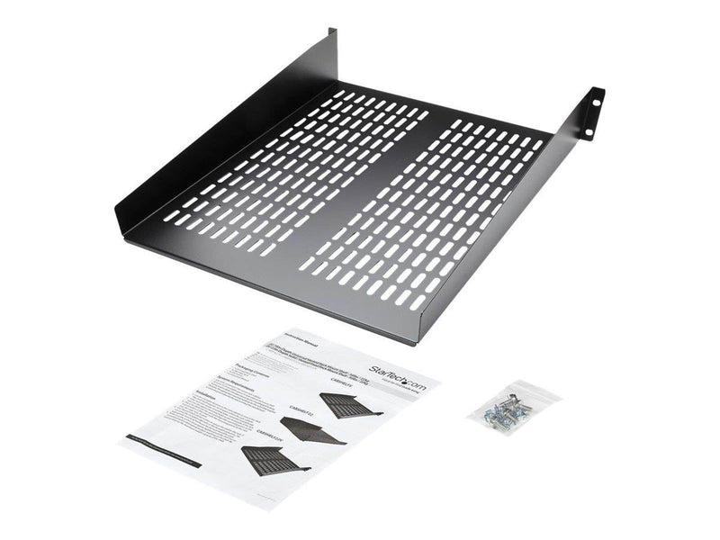 StarTech.com 2U 22in Vented Rack Befestigungskit Regal