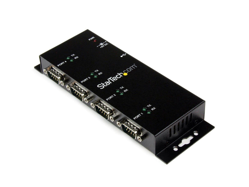 StarTech.com 4 Port USB zu RS232 Serial DB9 Adapter Hub