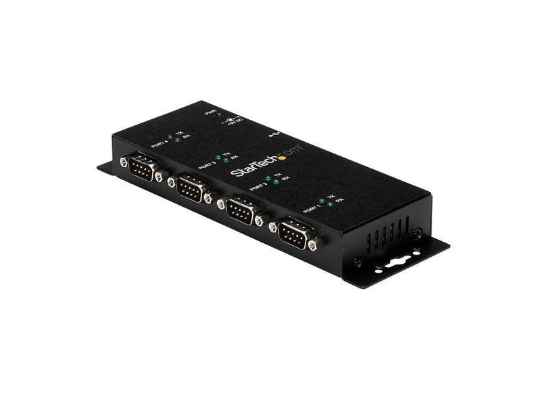 StarTech.com 4 Port USB zu RS232 Serial DB9 Adapter Hub