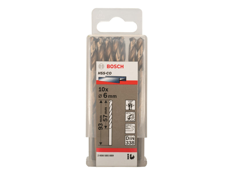 Bosch METALBOR HSS-CO S 6X93MM 10STK