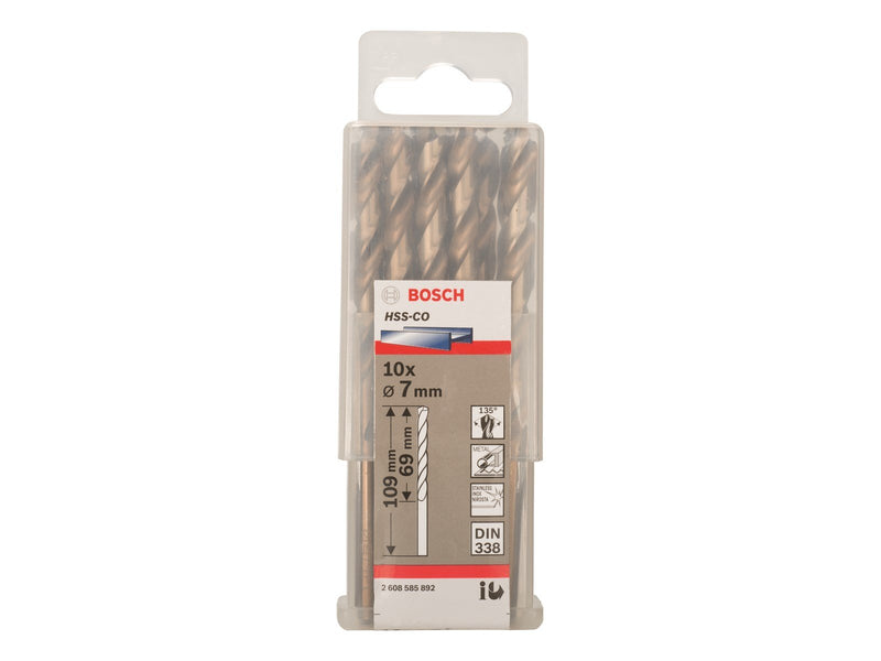 Bosch METALBOR HSS-CO S 7X109MM 10STK