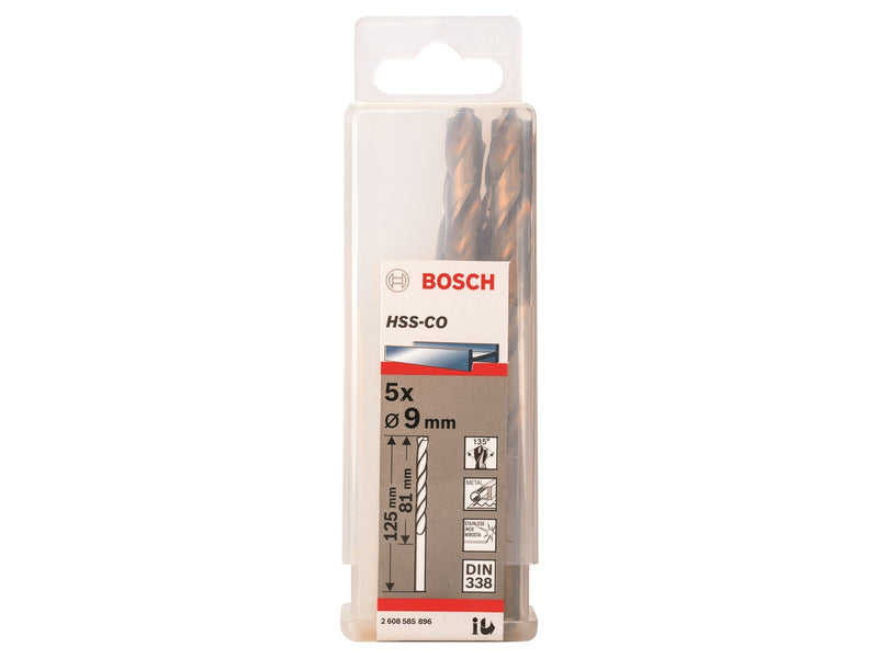 Bosch METALBOR HSS-CO S 9X125MM 5STK