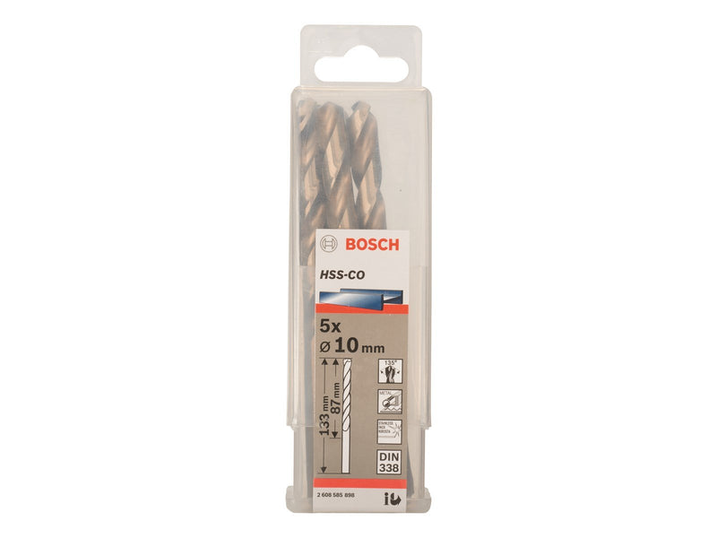 Bosch METALBOR HSS-CO S 10X133MM 5 STK
