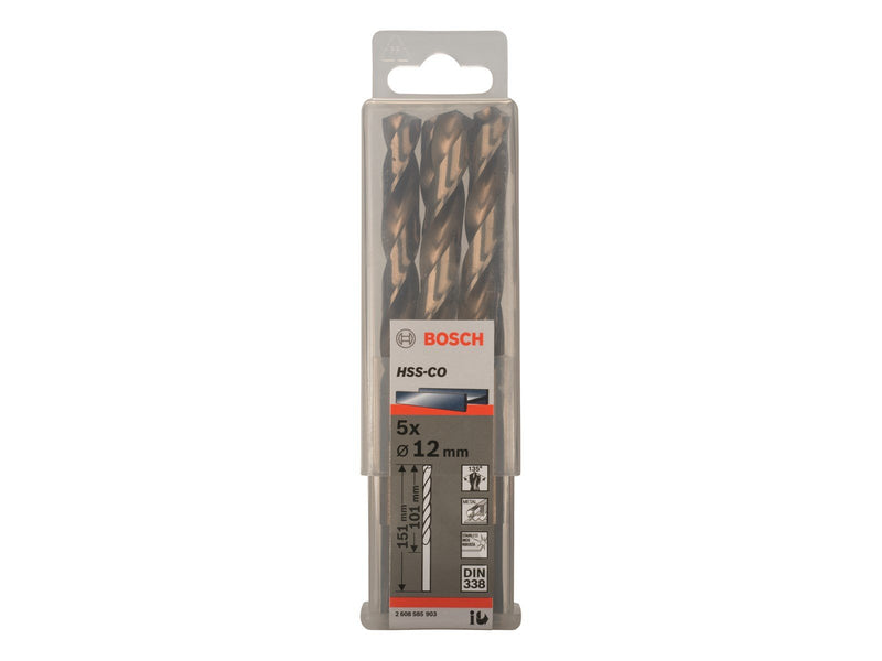 Bosch METALBOR HSS-CO S 12X151MM 5STK