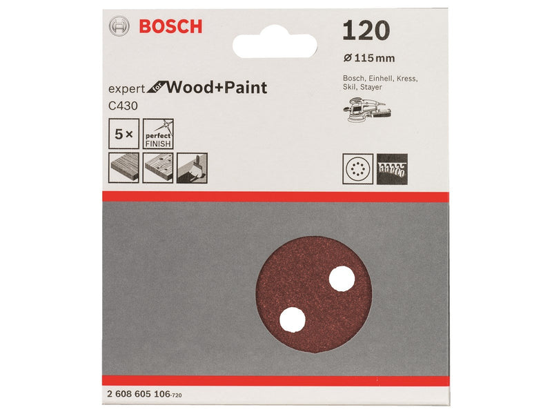 Bosch SLIBEBLAD 115 RØK120/5ST