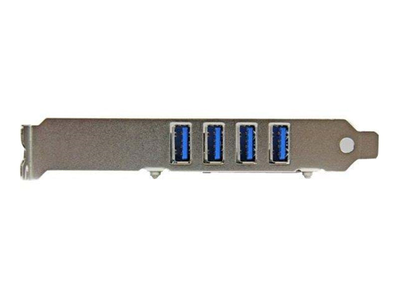StarTech.com 4 Port PCI Express PCIe SuperSpeed USB 3.0 Kontroller Card Adapter mit SATA Strom