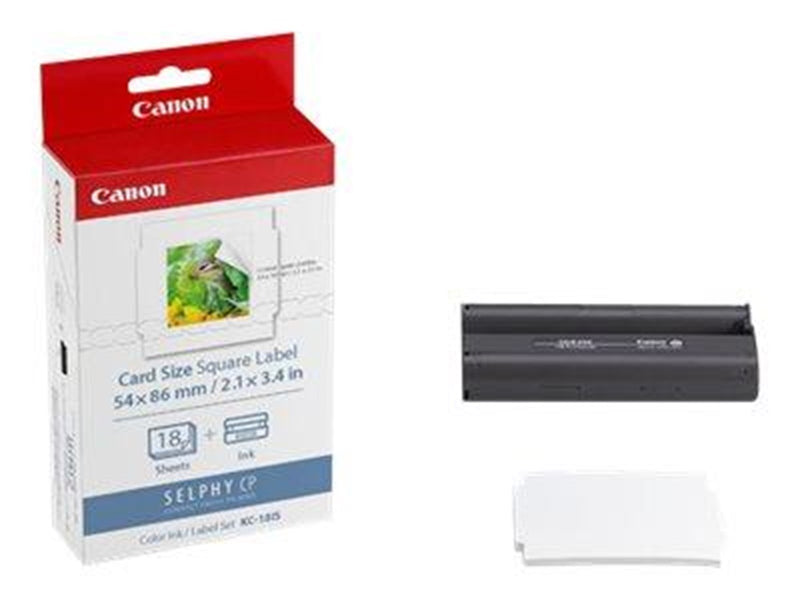 Canon KC-18IS Color Ink Stickers Set for Selphy