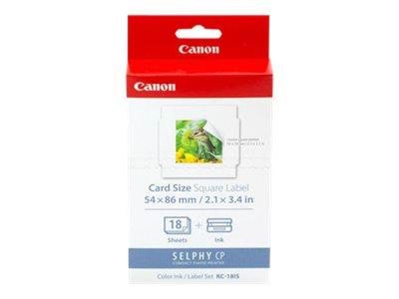 Canon KC-18IS Color Ink Stickers Set for Selphy