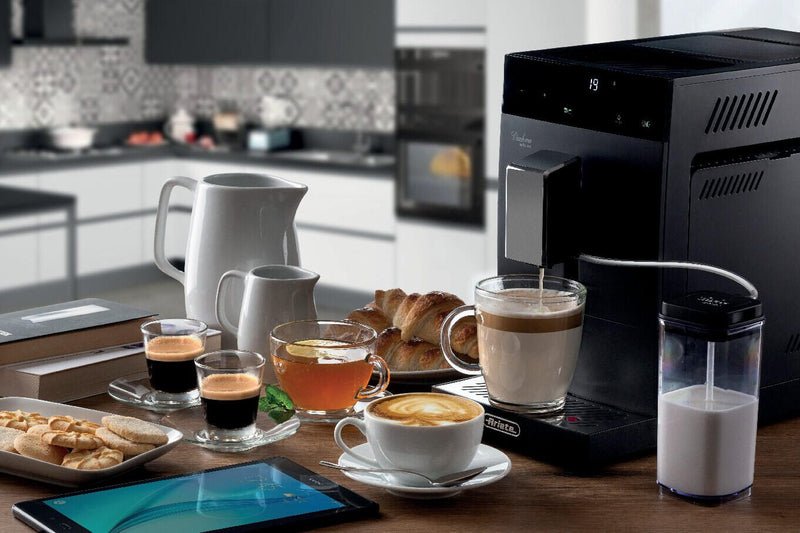 Ariete Diadema Kaffeevollautomat mit Milchbehälter - schwarz
