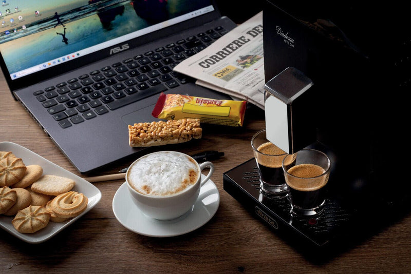 Ariete Diadema Kaffeevollautomat mit Milchbehälter - schwarz